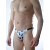 MODLİVE Erkek El Desenli Brazillian Slip İç Çamaşırı