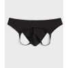 MODLİVE Erkek Fantazi Siyah Jockstrap İç Giyim