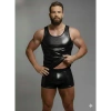 MODLİVE Erkek Lame Tank Top Boxer Takımı