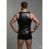 MODLİVE Erkek Lame Tank Top Boxer Takımı