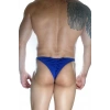 MODLİVE Erkek Mavi Arkası Büzgülü Brazillian Slip