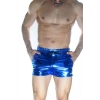 MODLİVE Erkek Mavi Lame Short