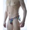 MODLİVE Erkek Renkli Desenli Fantezi Jockstrap