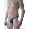 MODLİVE Erkek Renkli Desenli Slip İç Çamaşırı