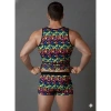 MODLİVE Erkek Renkli Tank Top Boxer Takımı