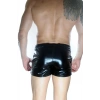 MODLİVE Erkek Siyah Lame Short
