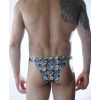 MODLİVE Erkek Zar Desenli Brazillian Slip