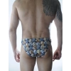 MODLİVE Erkek Zar Desenli Slip İç Çamaşır