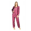 MODLİVE Mor Saten Pijama Takımı - 1613