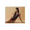 MARSİLYAN- Siyah Dantelli Fantezi Bodysuit - 857