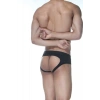 MARSİLYAN- Siyah Jockstrap Erkek İç Giyim