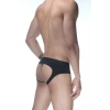 MARSİLYAN- Siyah Jockstrap Erkek İç Giyim