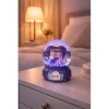 Mor Love Sevgililer Temalı Led Işıklı Kar Küresi 9 cm – Romantik & Anlamlı Sevgili Hediyesi
