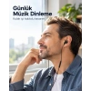 Müzik Ve Görüşme İçin Mikrofonlu Siyah Kulaklık