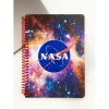 NASA Temalı Spiral Çizgili Defter – 80 Yaprak, 160 Sayfa (18 x 24 cm)