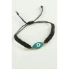 Nazar Oval Makrome İp Bileklik