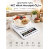 Net Lcd Ekran Ve Otomatik Kapanma Özelliği İle Uzun Ömürlü Dijital Mutfak Tartısı
