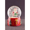Noel Baba 2023  Merry Christmas Tasarımlı 9 cm Orta Boy Işıklı Kar Küresi 1B