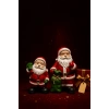 Noel Baba Biblo Seti 2’li – 9 cm & 11 cm – Premium Yılbaşı Dekor Koleksiyonluk Hediye