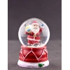 Noel Baba Hediye Torbası Mini Boy Işıklı Yılbaşı Kar Küresi 6.5 cm 4-5 A