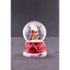 Noel Baba Hediye Torbası Mini Boy Işıklı Yılbaşı Kar Küresi 6.5 cm 5A