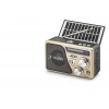 Nostaljik Fm Radyo Usb Tf Solar Şarjlı El Fenerli Kamp Hoparlörü H531UTS