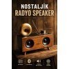 Nostaljik Görünümlü Bluetooth Bağlantılı Speaker