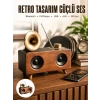 Nostaljik Görünümlü Bluetooth Bağlantılı Speaker