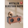 Nostaljik Radyo Bluetooth Bağlantılı Şarjlı Yüksek Ses Kaliteli Yeni Nesil