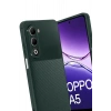 Oppo A5 4G Auto Focus Karbon Kapak - Koyu Yeşil