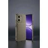 Oppo A5 Pro 4G Kılıf Auto Focus Karbon Kapak - Kahverengi