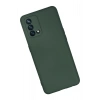 Oppo A74 4G Kılıf Nano içi Kadife Silikon - Koyu Yeşil