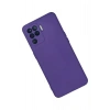 Oppo Reno 5 Lite Kılıf Nano içi Kadife Silikon - Mor
