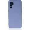 Oppo Reno 6 Kılıf Nano içi Kadife Silikon - Lila