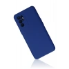 Oppo Reno 6 Kılıf Nano içi Kadife Silikon - Mavi