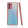 Oppo Reno 6 Kılıf Platin Silikon - Pembe
