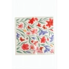 Orkide Desenli Zr Şifon Fular 50*50 cm
