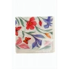 Orkide Desenli Zr Şifon Fular 50*50 cm