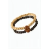 Oval Bambu Ahşap Bileklik 6 mm