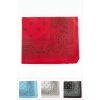 Oval Desenli Keten Bandana 50*50