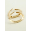 Oval Halka Küpe 4 cm