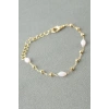 Oval Kristal Taşlı Bileklik