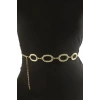 Oval Metal Zincir Kemer
