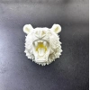 Özel Tasarım Beyaz Ayı Duvar Aksesuarı 3d Dekoratif Heykel 25x19 Cm