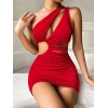 Özel Tasarım Kırmızı Fantezi Mini Club Elbisesi