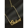 Özlem isimli kolye (Kişiye Özel)