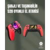P5 Gamepad Retro Konsol – Nostaljik Oyun Deneyimi 520 Klasik Oyun Seçeneği