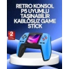 P5 Retro Gamepad | 520 Klasik Oyunlu Mini Oyun Konsolu