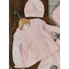 Pamuklu Nakışlı Kız Bebek 5li Hastane Çıkış Seti