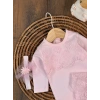 Pamuklu Uzun Kollu Kız Bebek 2li Takım